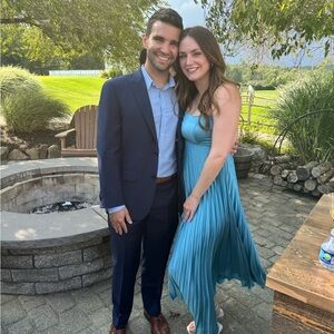 Abercrombie & Fitch Blue Maxi Dress